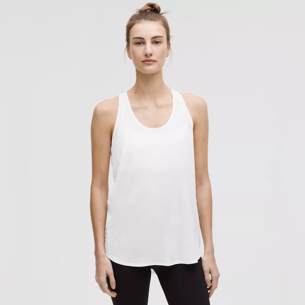 NWT Lululemon Essentials Tank Pleated White Size 14 & 10 NS $58 Staple Piece